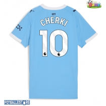 Manchester City Rayan Cherki #10 Hjemmedrakt Dame 2025-26 Kortermet